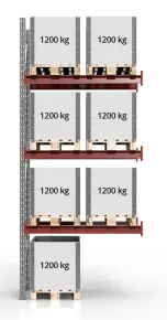 Pabyggnad pallstall 12 ton