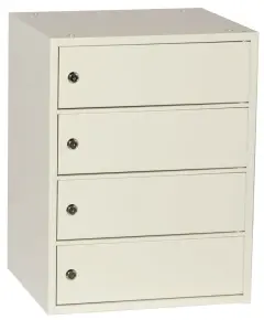 Smafackskap monterad 4 fack