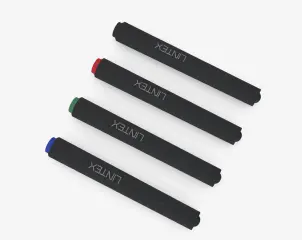 Whiteboardpennor fyra olika farger