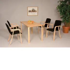 Konferensbord med rak bordsskiva