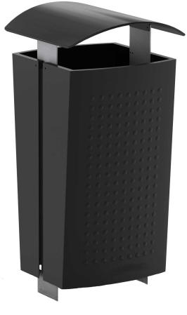 Papperskorg for nedgravning