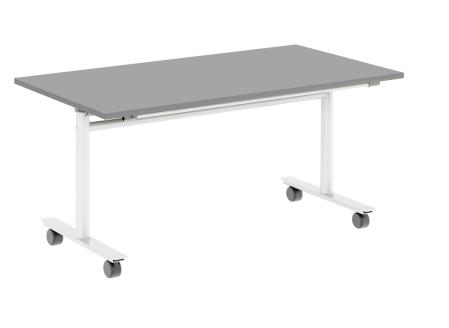 Fallbord med rak skiva och hjul