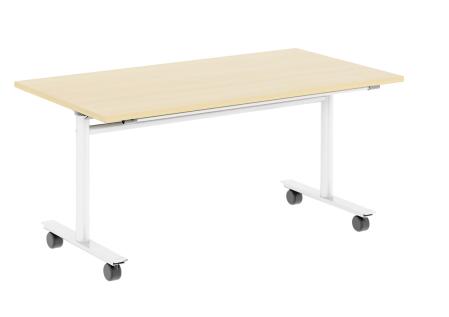 Fallbord med rak skiva och hjul