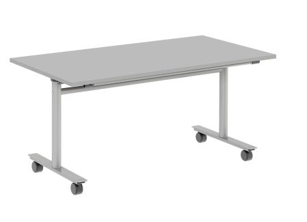 Fallbord med rak skiva och hjul