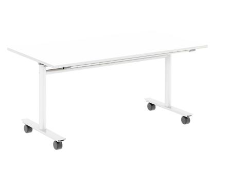 Fallbord med rak skiva och hjul