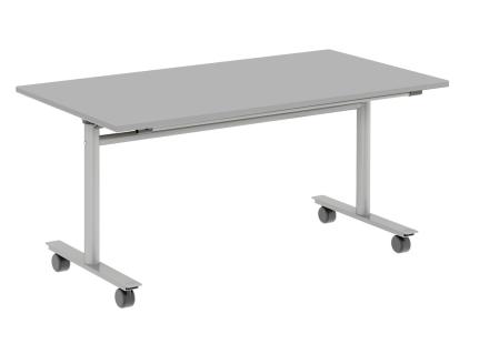 Fallbord med rak skiva och hjul