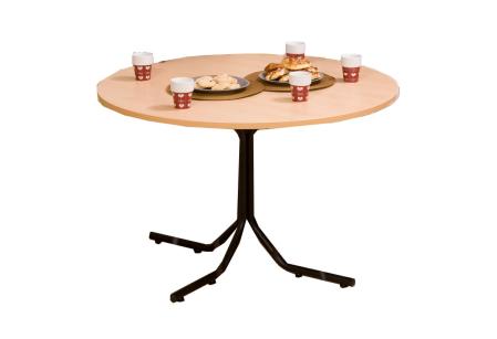 Runt matbord med centrumstativ