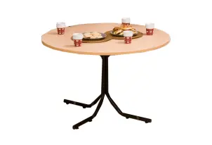 Runt matbord med centrumstativ