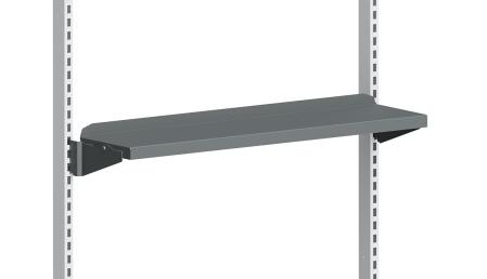 Hyllplan till perforerad pelare.