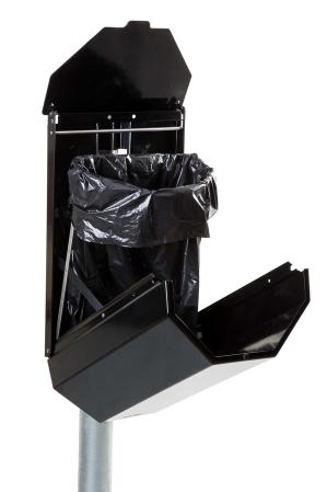 Papperskorg med vaggfaste