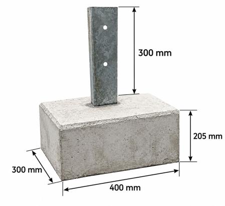 Staketblock i betong