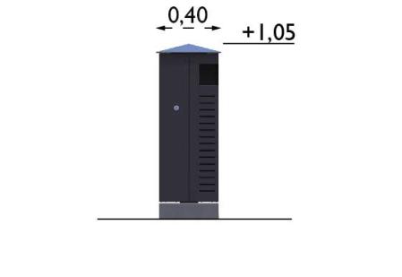 Papperskorg fristaende