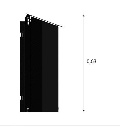 Papperskorg med vaggfaste