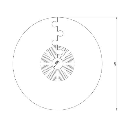 Ograsplatta Stemguard