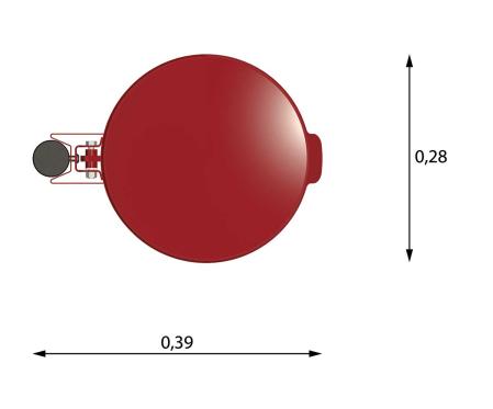 Papperskorg med sidostolpe
