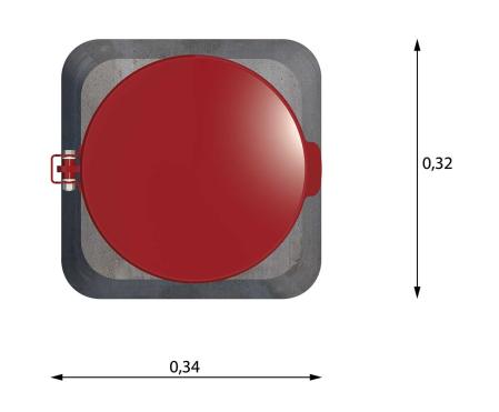 Papperskorg fristaende