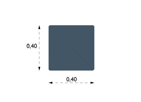 Papperskorg for nedgravning