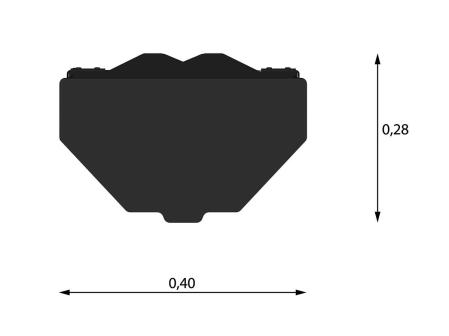Papperskorg med vaggfaste