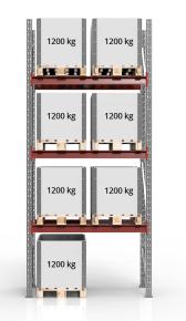 Pallstall startsektion 12 ton 