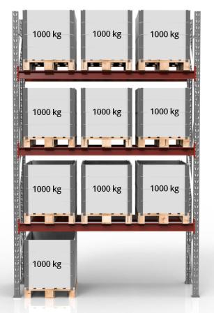 Pallstall startsektion 12 ton 