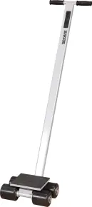 Styrbar maskinskridsko