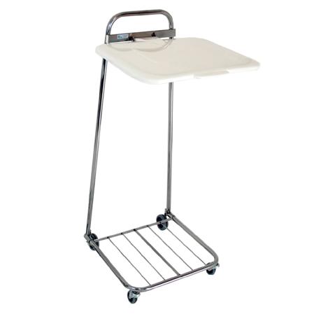 Sopsackshallare med lock och hjul