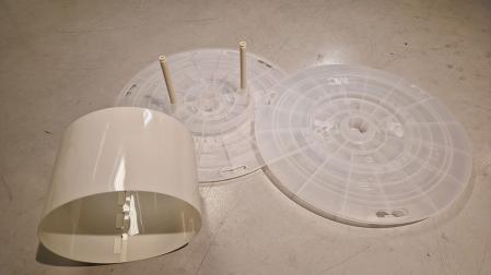 Bobinhallare for luftslang