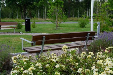 Soffa for parkmiljo