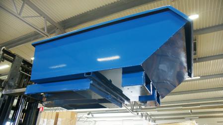 Lagbyggd tippcontainer 550L