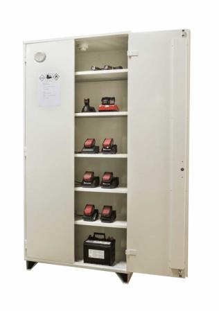 Batteriskap brandisolerat