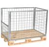 Pallram med fallbar kortsida