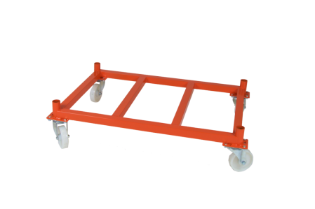 Vagn for stalpall
