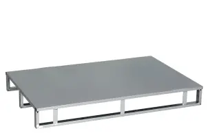 Stalpall med platdack