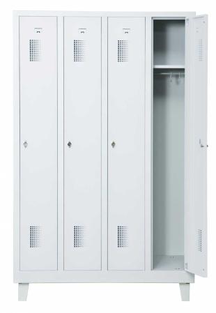 Helsvetsat kladskap med ben och 4 dorrar