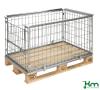 Pallram med fallbar kortsida
