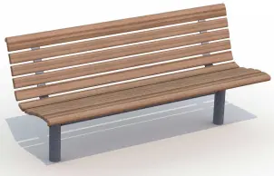 Soffa for parkmiljo