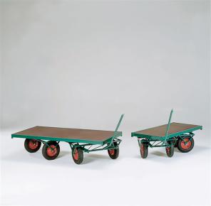 Flakvagn med truckogla