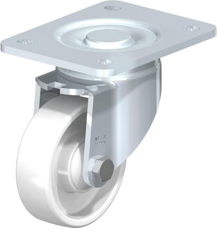 Industrihjul nylon med svangbara hjul