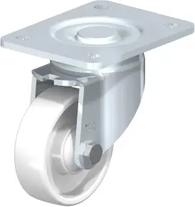 Industrihjul nylon med svangbara hjul