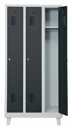 Helsvetsat kladskap med ben och 3 dorrar