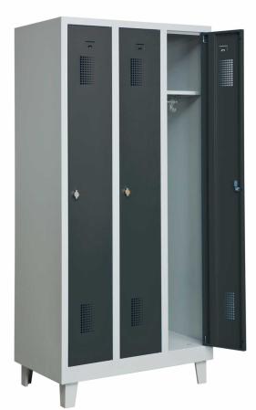 Helsvetsat kladskap med ben och 3 dorrar