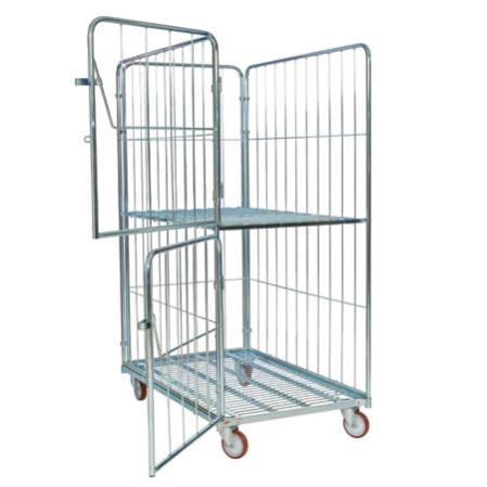 Rullcontainer med oppningsbar kortsida