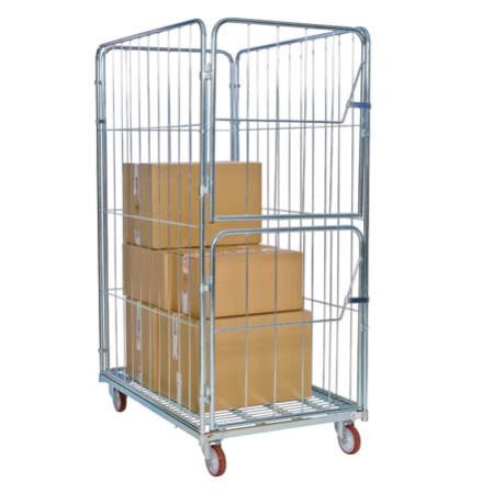 Rullcontainer med oppningsbar kortsida