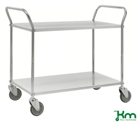 Hyllvagn med 2 plan