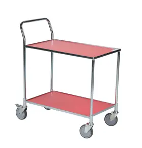 Bordsvagn med 2 plan