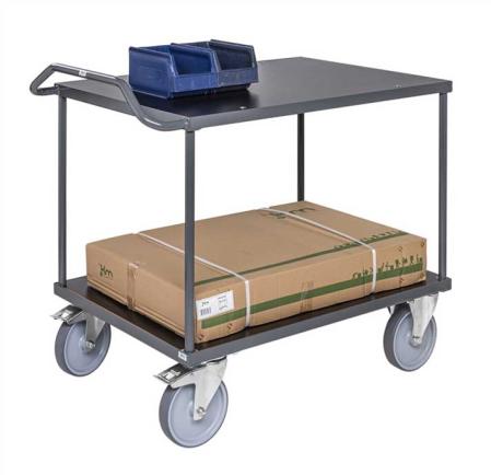 Bordsvagn med 2 plan
