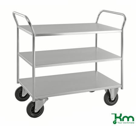 Hyllvagn helsvetsad med 3 plan
