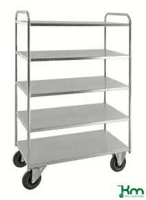 Hyllvagn helsvetsad med 5 plan