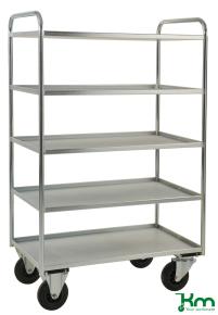 Hyllvagn helsvetsad med 5 plan