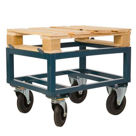 Pallvagn med stallbar hojd